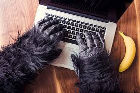 Monkey typing